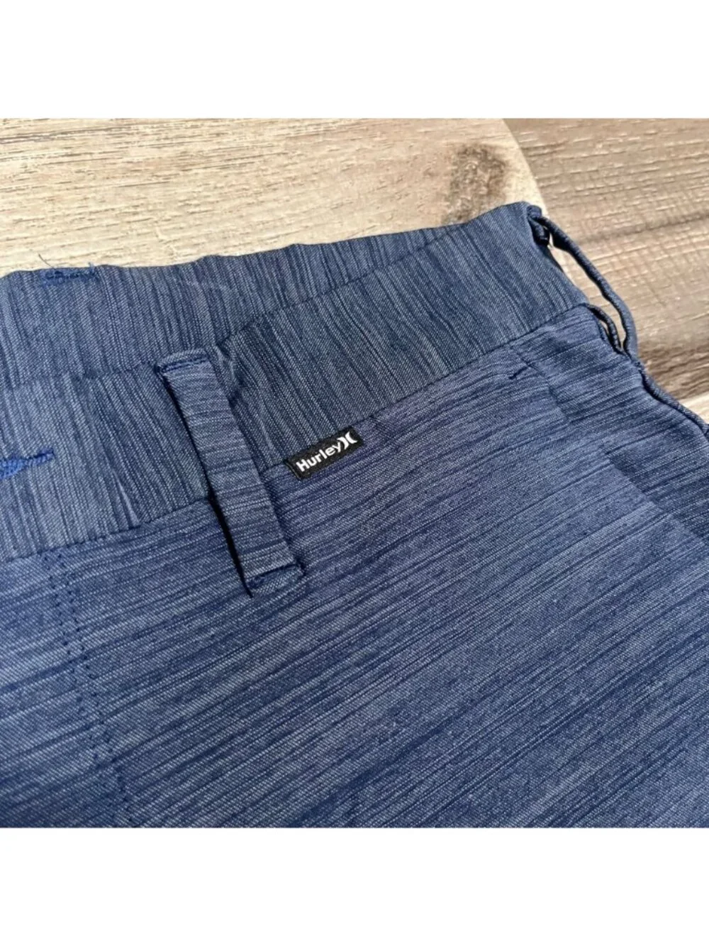 Hurley Athletic Mid Rise Cutback Hybrid Shorts Obsidian Blue Men’s Size 30